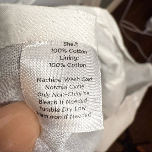 Talbots Blue and White Full Pleated Skirt with Image of Venice Italy Size 12 GUC - Picture 7 of 9